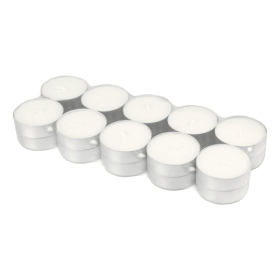 Stonebriar Unscented 1-Wick Mega Oversized 9 Hour Tealight Candles 20 Pack