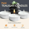 PAMI Premium Tealight Candles Unscented Paraffin Small Candles in Bulk, 200-Pack