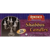 Rokeach Traditional 3 hour Shabbat Candles, 72 Count, White Shabbos Candles for Candlesticks, May also be used as Chanukah Candles