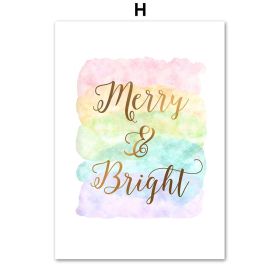Vintage Inspirational Inspiration Quote Wall Painting Canvas Art Nordic Poster (Option: H-50x70cm)